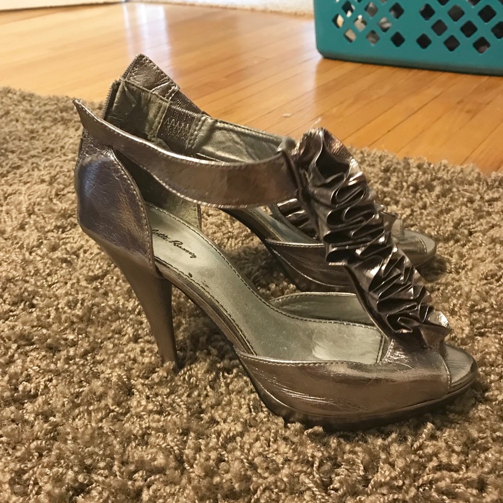 Silver heels